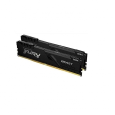 Ram Kingston 32GB 5200MHz (Kit 2x16gb) FURY Beast Black DDR5 CL38 DIMM (KF552C40BBK2-32)