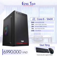 PC VĂN PHÒNG (I5-12400/ 8GB/ 256GBSSD / 350W / KB+M) - I512H68256350