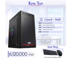 PCSTA VĂN PHÒNG (I5-11400/ 8GB/ 256GBSSD / 350W / KB+M) -I511H58256350