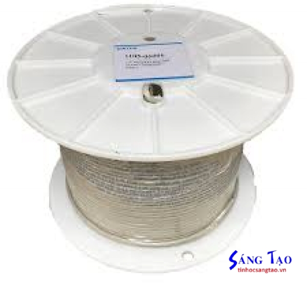Cáp mạng  DINTEK 1105-06006-CAT.6A FTP Bọc nhôm chống nhiễu từng đôi - màu xám.-305M