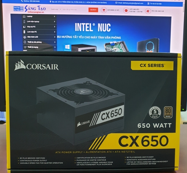 Nguồn Corsair CX650 - 650W