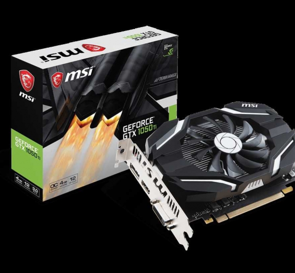 Card màn hình Vga MSI GTX 1050 Ti 4G OCV1 (1fan)