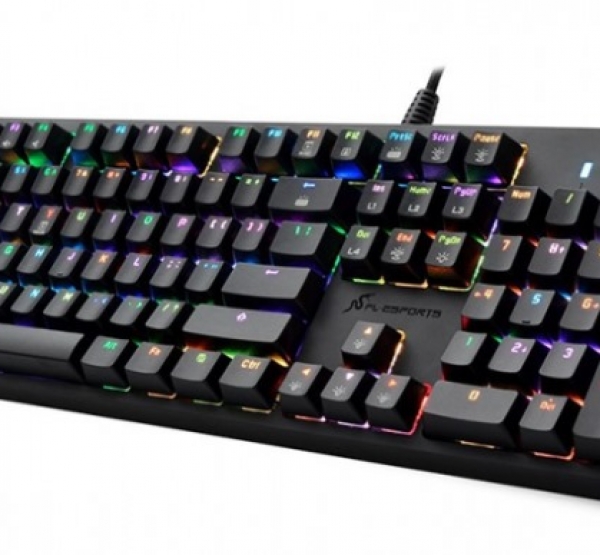 Keyboard FL Esports K188 đen LED (USB)