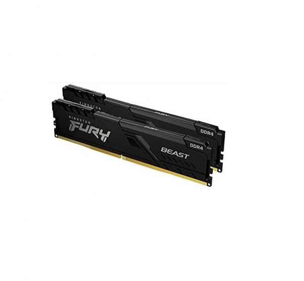 Ram Kingston 32GB 6000MHz (Kit 2x16gb) FURY Beast Black DDR5 CL38 DIMM (KF560C40BBK2-32)