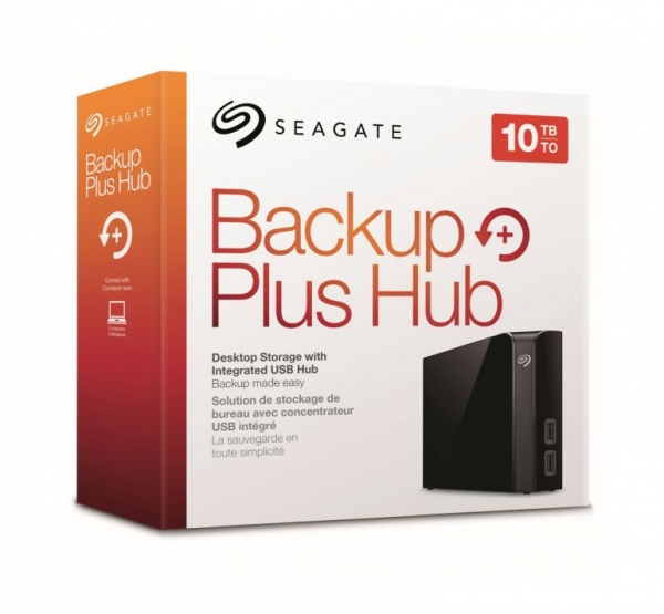 Ổ cứng gắn ngoài HDD Seagate® Backup Plus Hub 10TB 3.5 USB 3.0 -STEL10000400