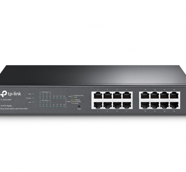 TP-LINK TL-SG1016PE 16-Port Gigabit Desktop