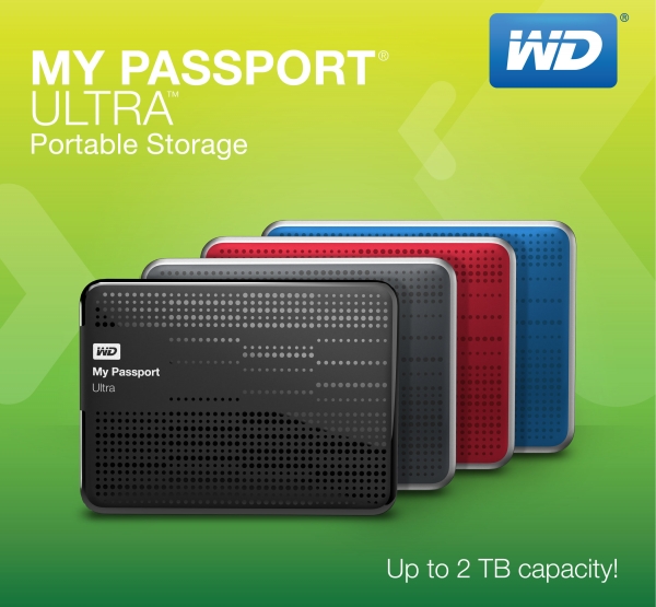 Ổ Cứng Gắn Ngoài HDD Western Passport Ultra 2TB 2.5